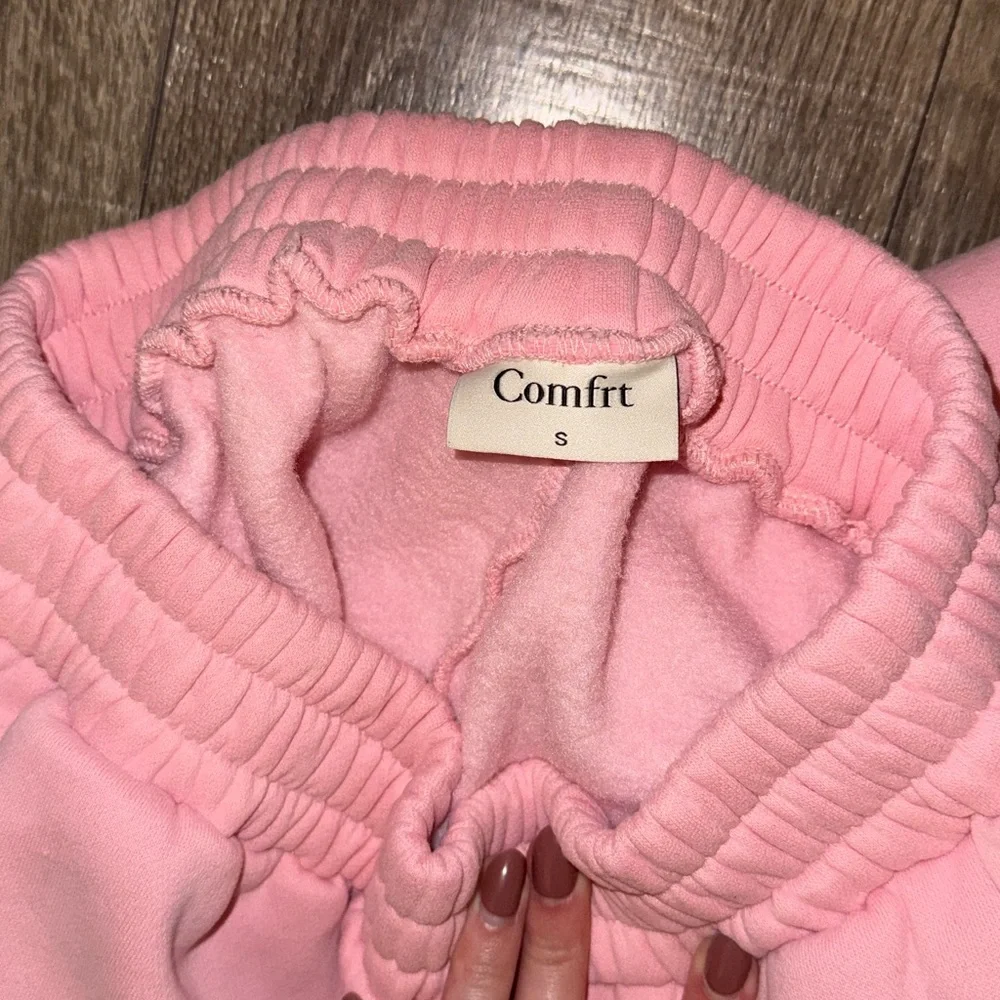 Comfrt Petal Pink Airplane Mode Hoodie and Joggers - Picture 10 of 10